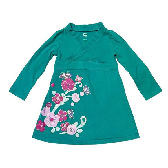 Tea Collection Ingrid Street Wrap Neck Dress Size 2 - Picture 1 of 5